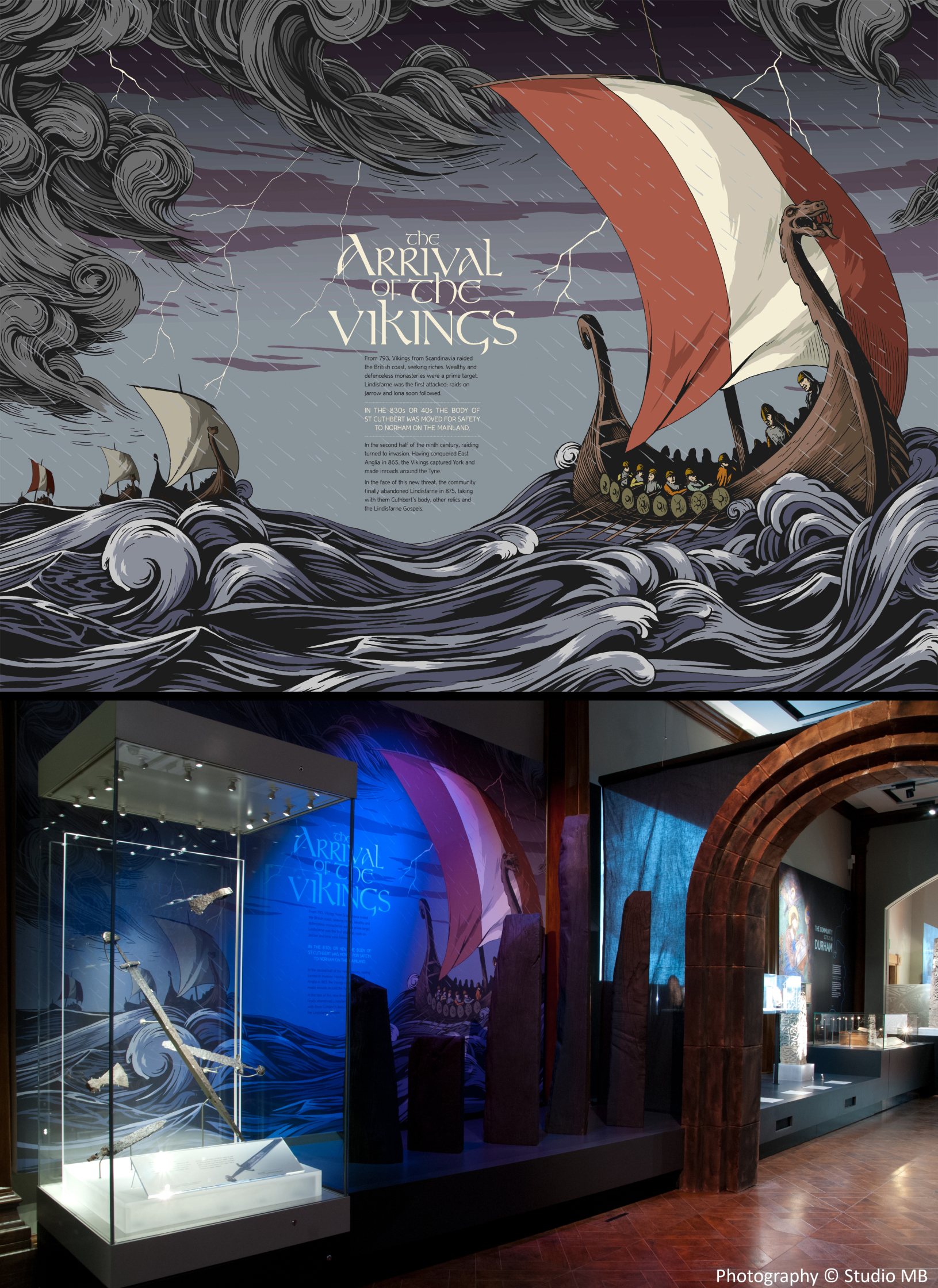 Lindesfarne Gospels Exhibition Vikings