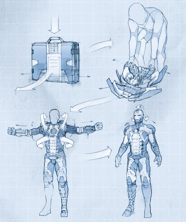 Iron Man Suitcase Suit