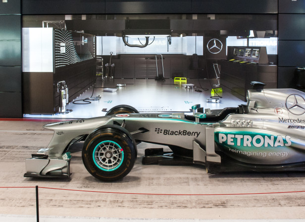 Mercedes F1 Full Shot In Situ