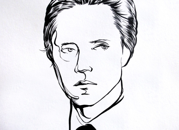 Christopher+Walken+for+Colette+Générique+Exhibition.+Ink+on+paper.jpg