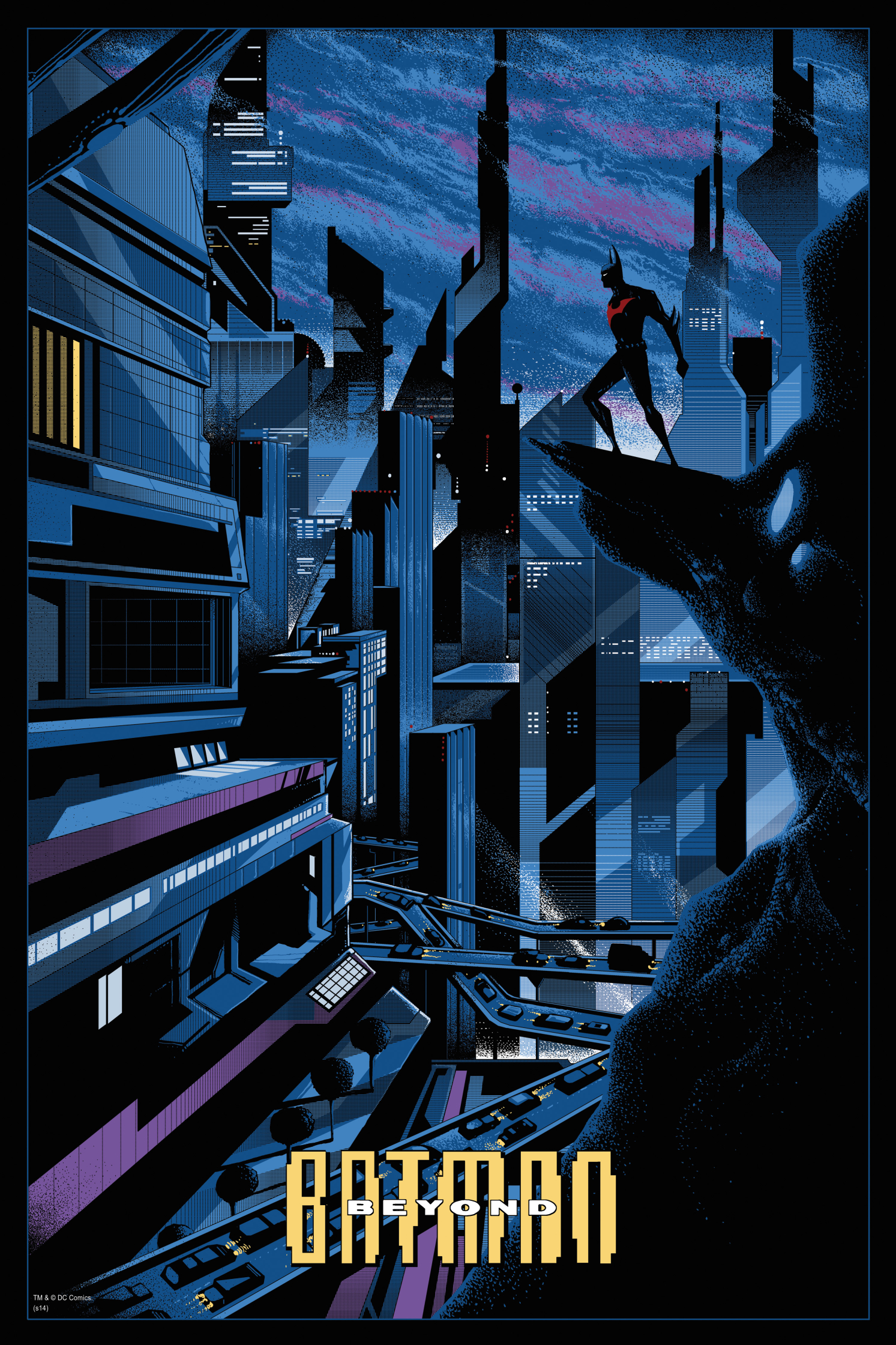 Mondo Batman Beyond Mondo Screenprinted Poster