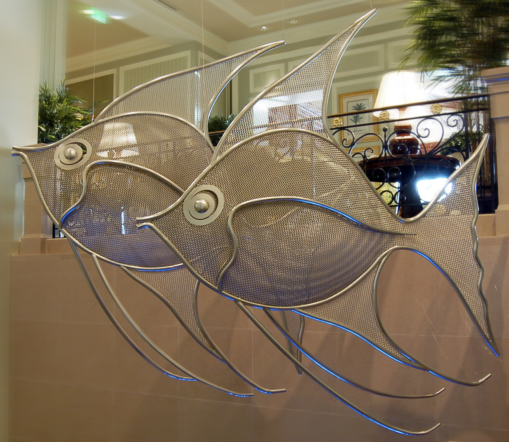 Equilibrium Angelfish Sculpture Ritz Carlton Grand Caymen