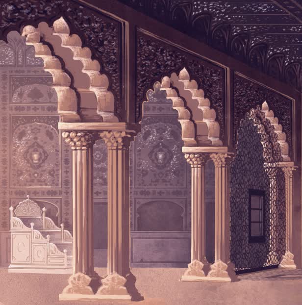 Mughal Court Arches / Theatre Backdrop / Serendip Productions