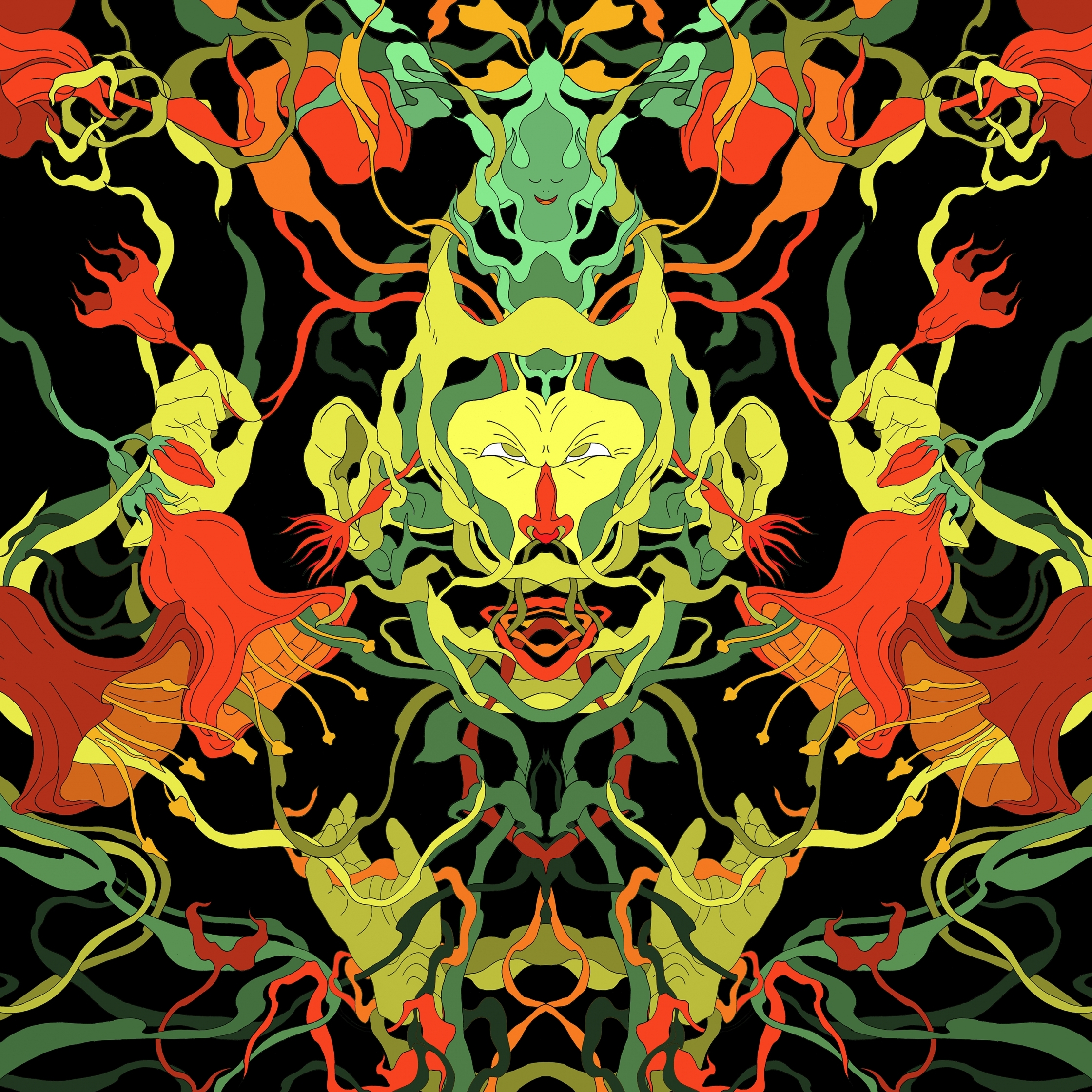Jon Fox - Artwork for Slightly Subversive Record Labels - Digital Piece - Faces-2.jpg