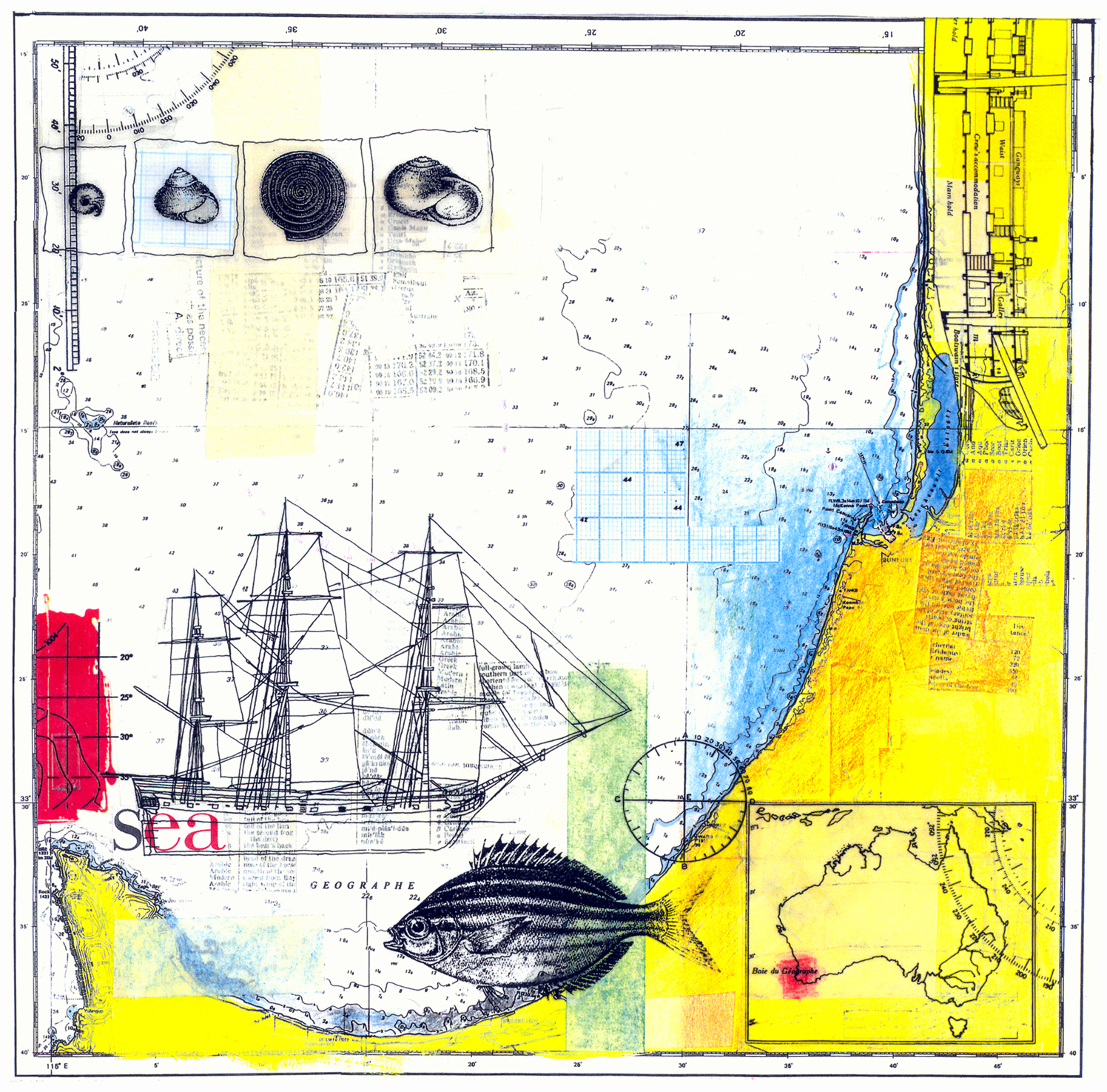 Australia Coast Map / Morning Herald