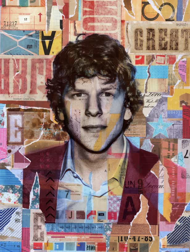 Jesse Eisenberg Portrait / United Airlines Hemispheres Magazine