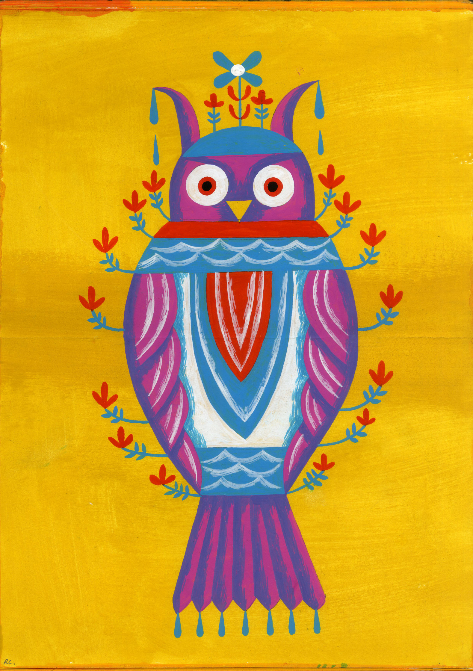 Owl on Yellow.JPG