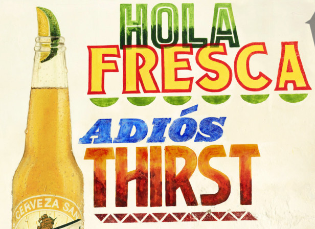 San Miguel Hola Fresca Mural Based On A Layout By Alan