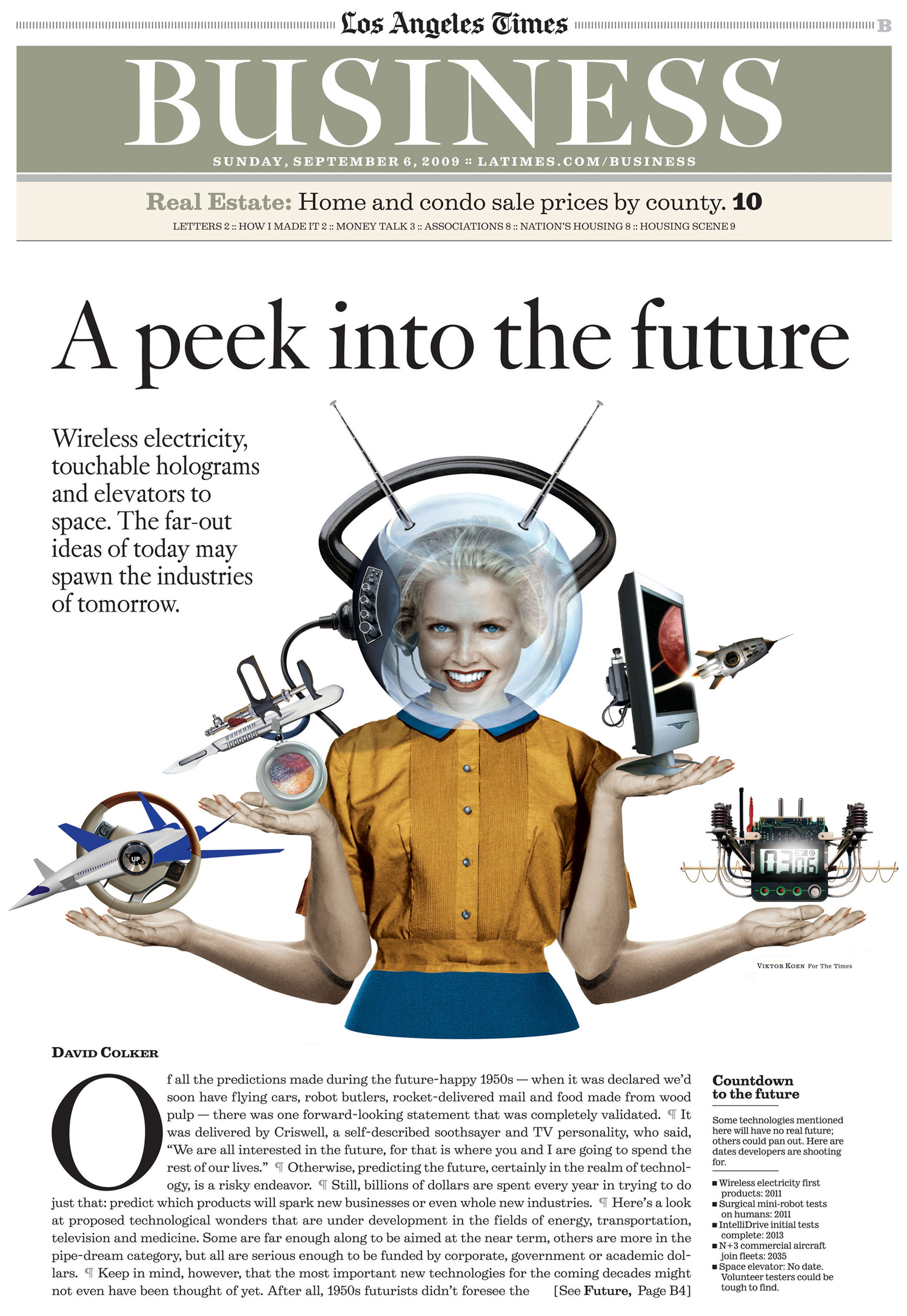 Los Angeles Times / Business Section