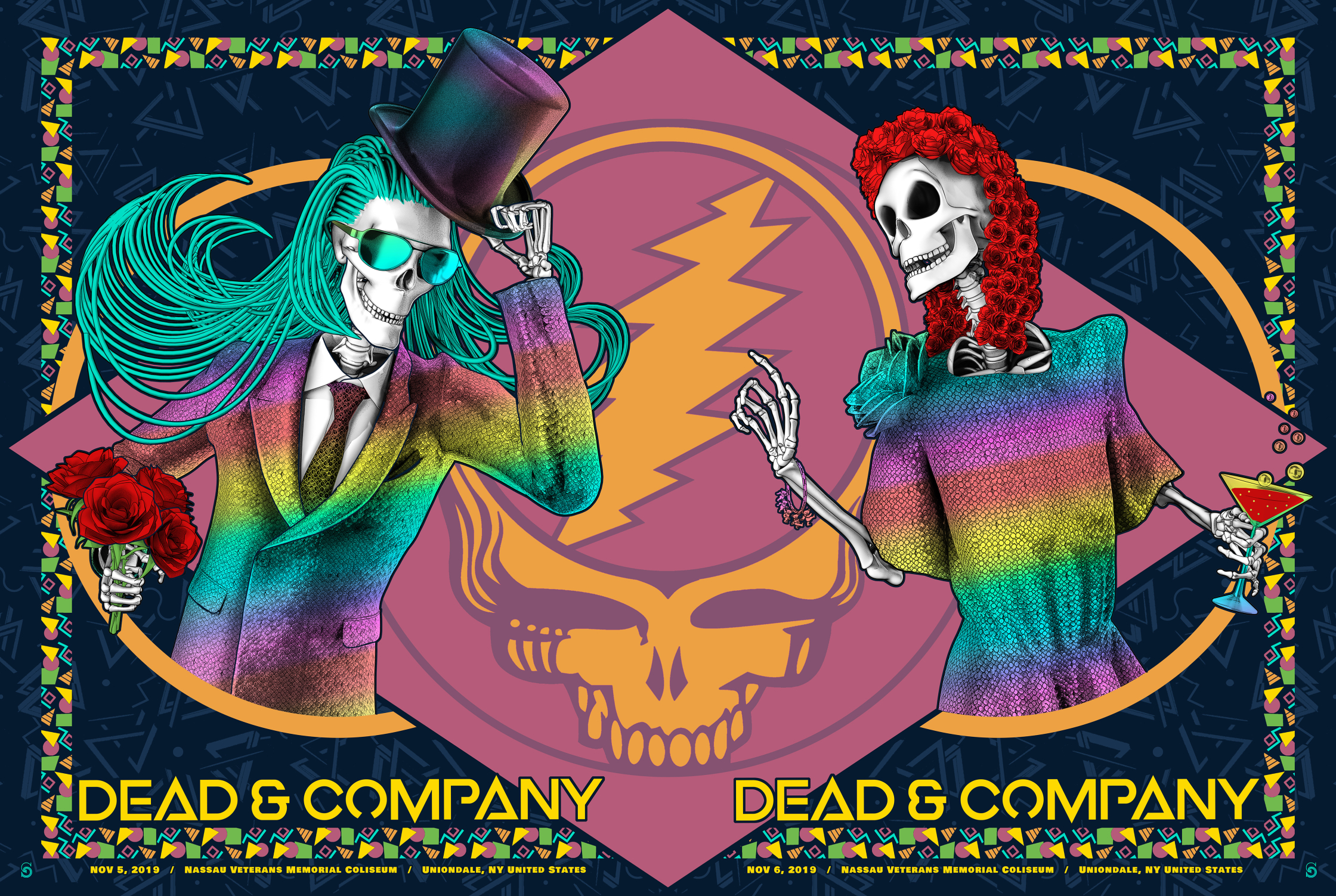 Dead & Company Poster / Chris Skinner Projects Debut Art