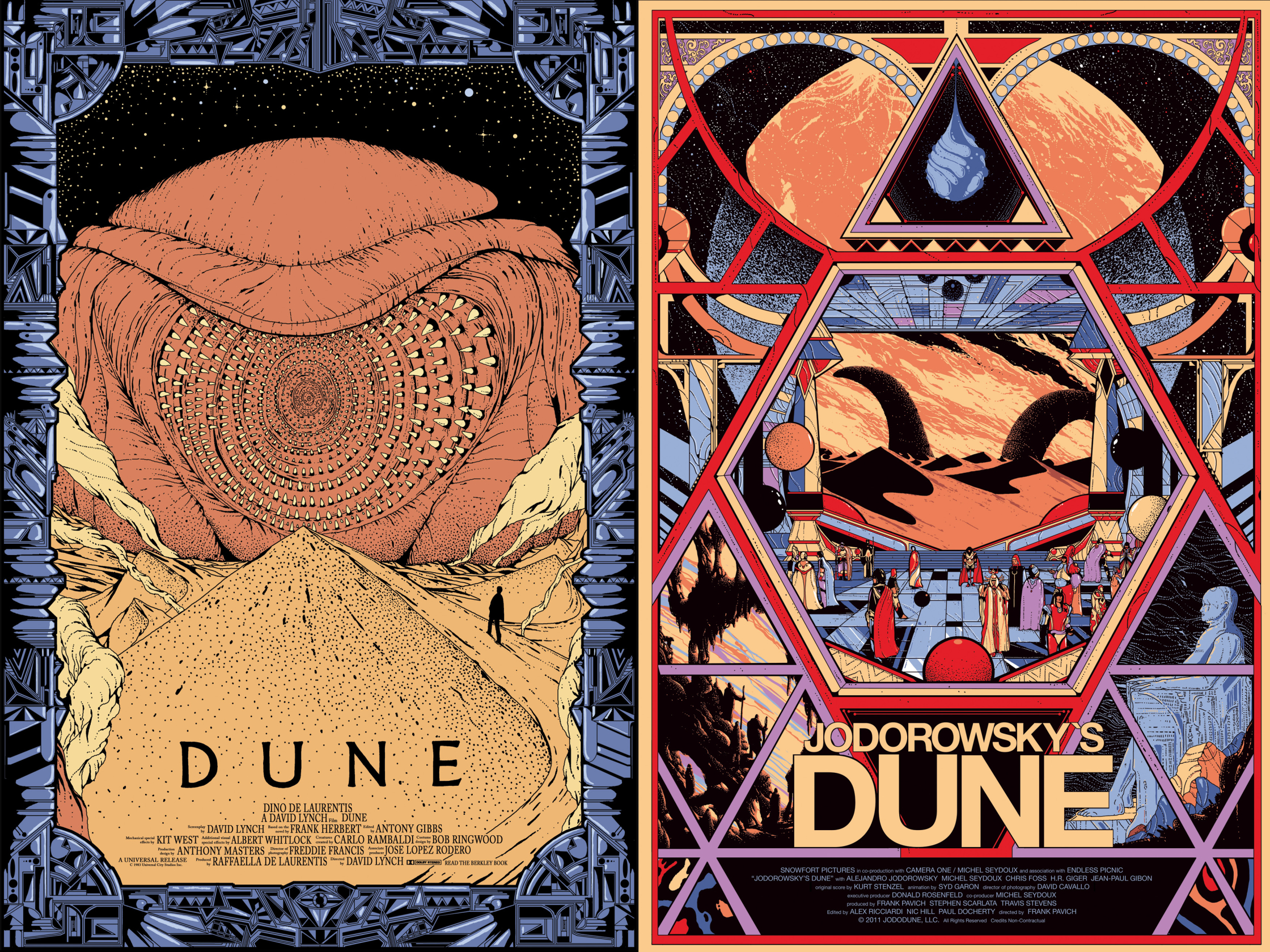 Mondo Dune Screenprinted Posters