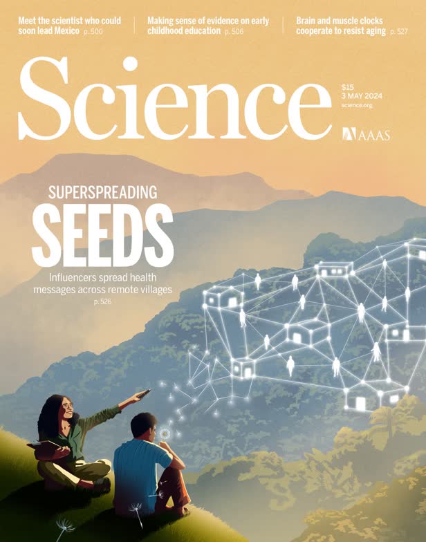 Social Contagion Cover / Science magazine