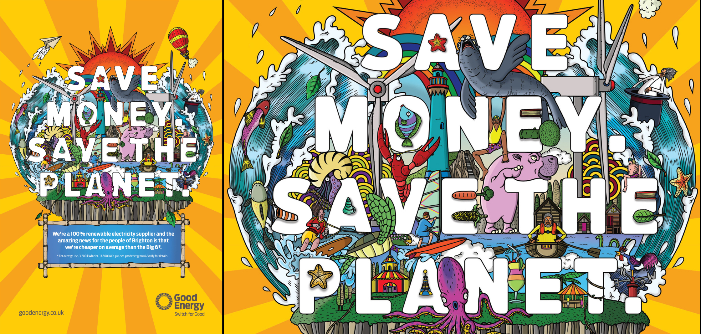 Save Money. Save The Planet / Good Energy