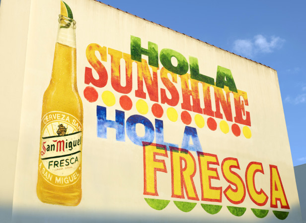 San Miguel Hola Fresca Mural Based On A Layout By Alan 48 Sheet