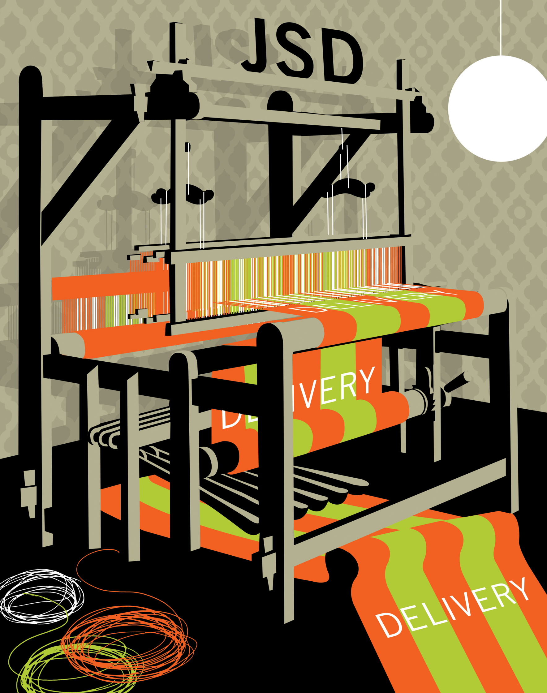 Textile Delivery Loom