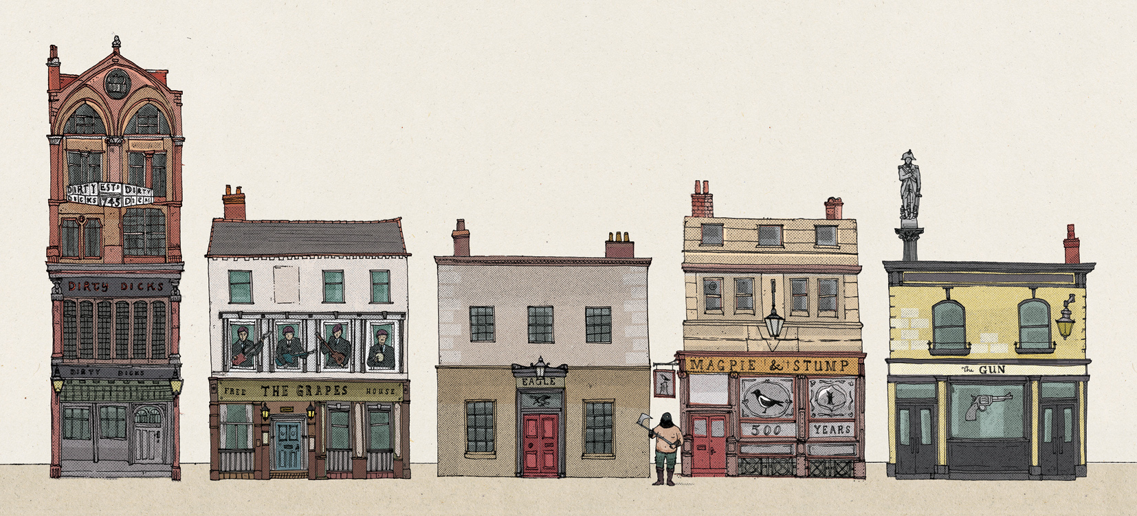 Historic Pubs / Heineken Magazine