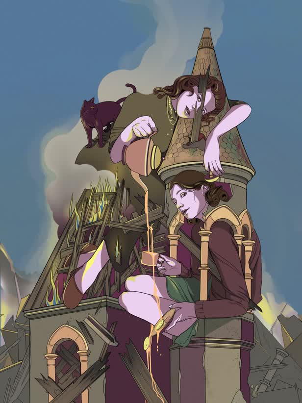 We have always lived in the Castle book cover / Personal work