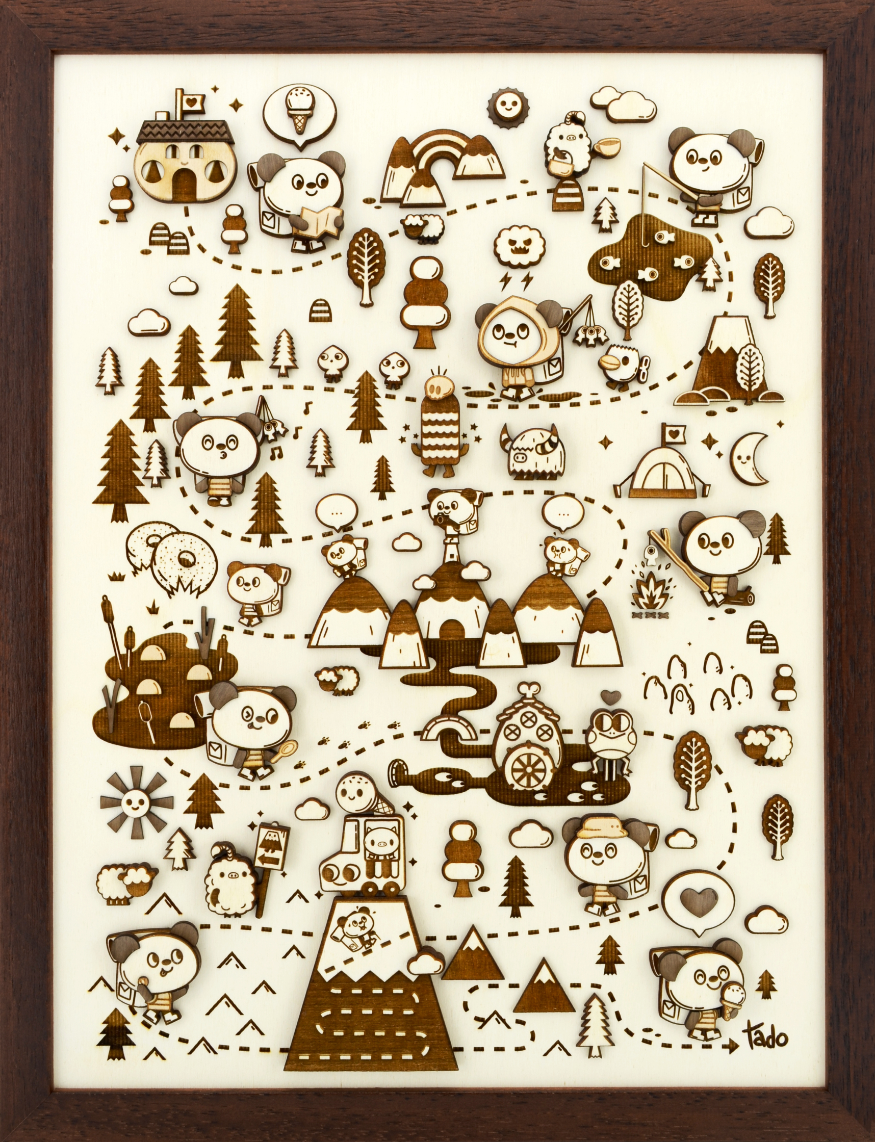 Yama Panda Wooden Comic The Noble Quest 1