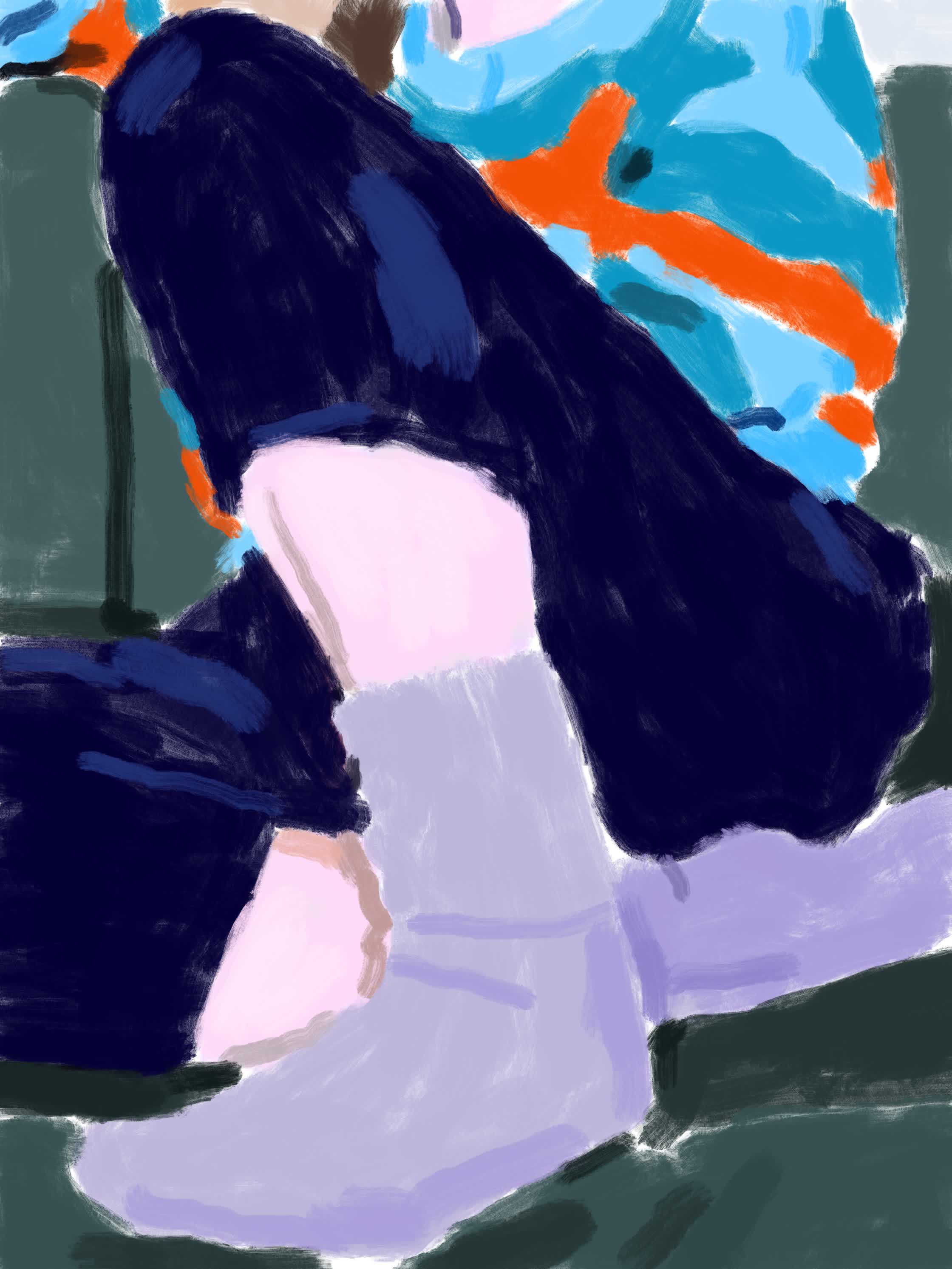 PERSONAL_WORK:'SARAH_IN_STRIPES_2':DIGITAL_PAINTING.jpg