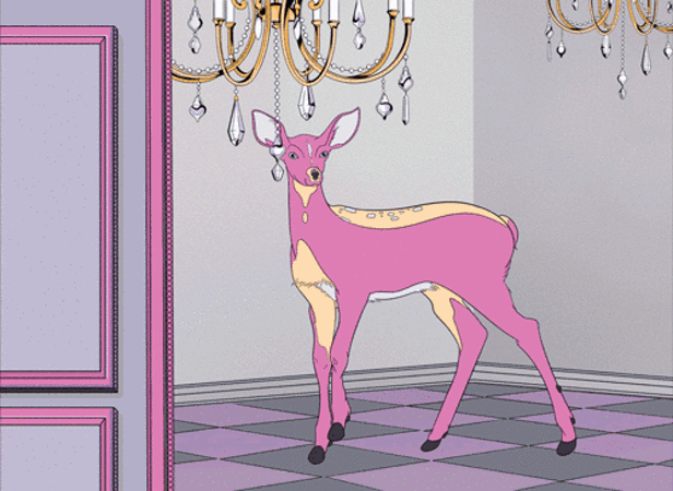 Chandelier Deer / Personal work