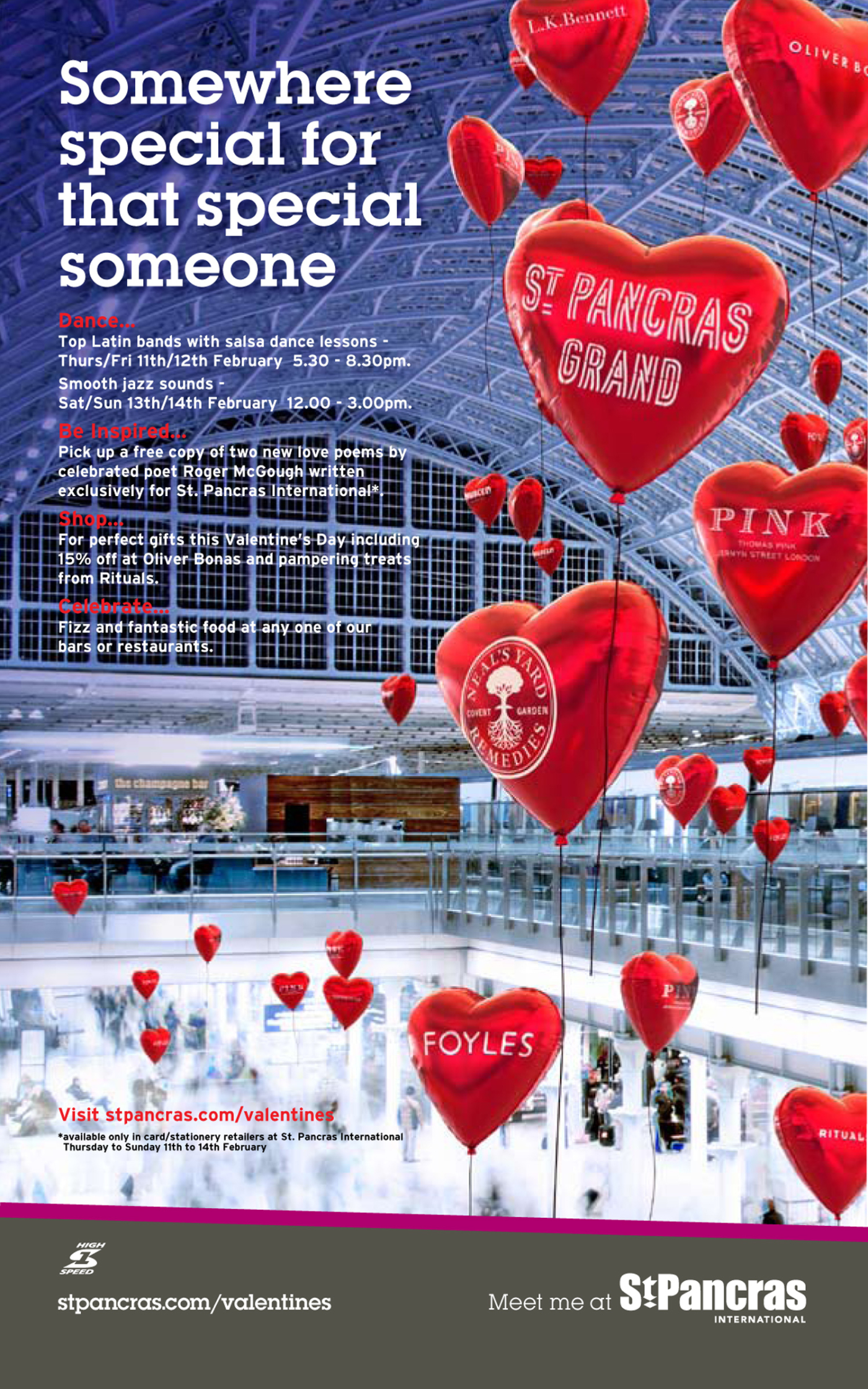 St Pancras Valentine's Day