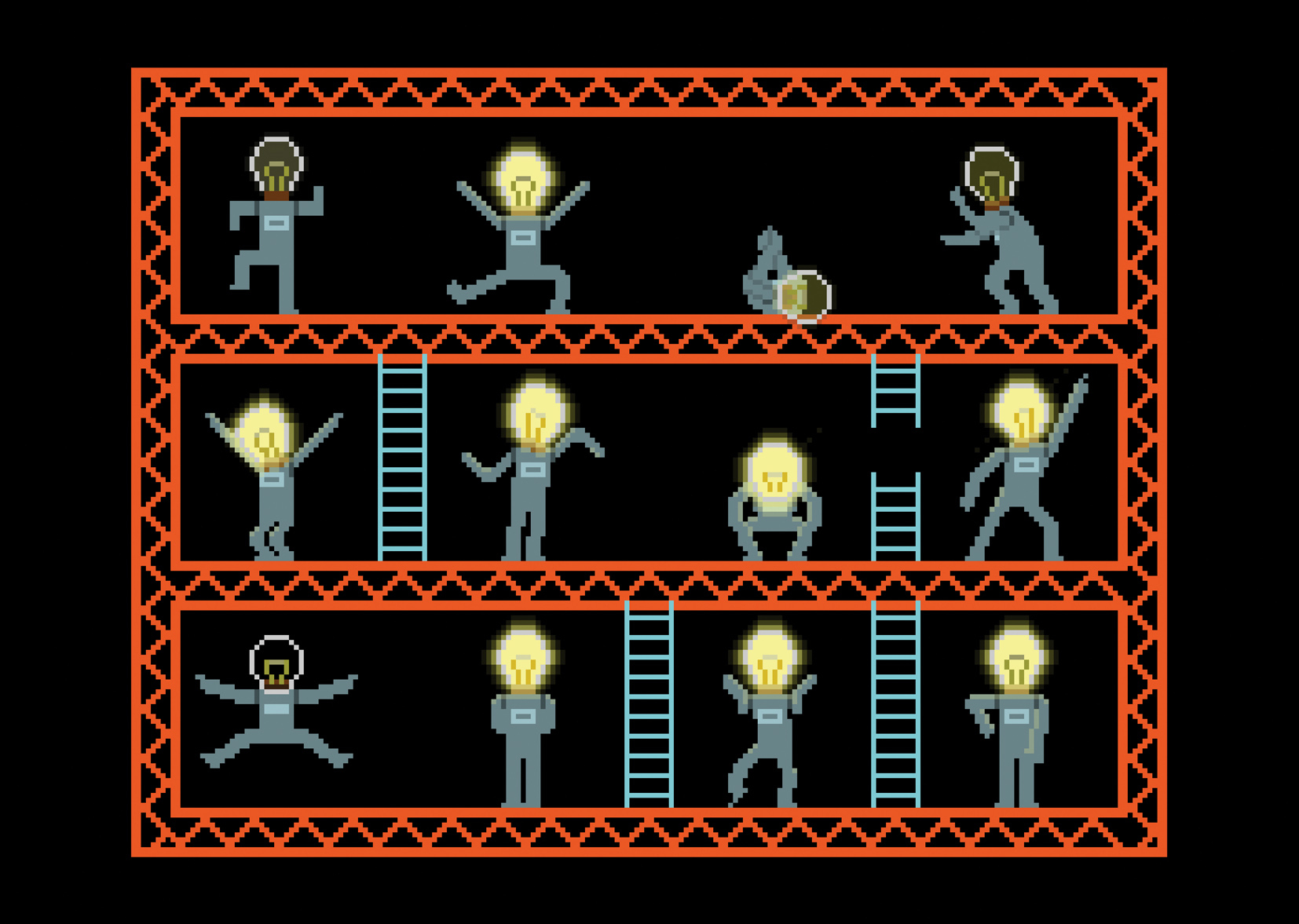 Pixel Bulb Guys