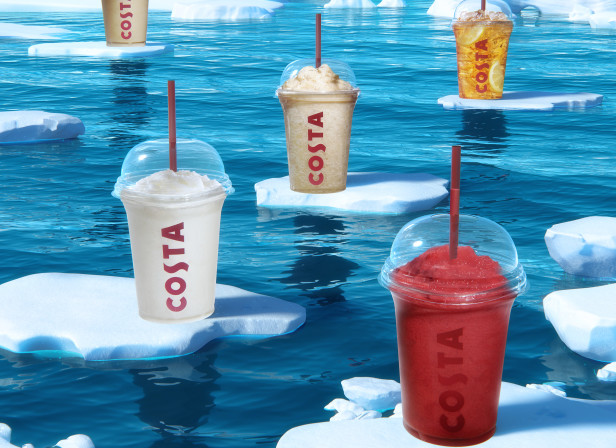 Ice Glacier Costa Poster