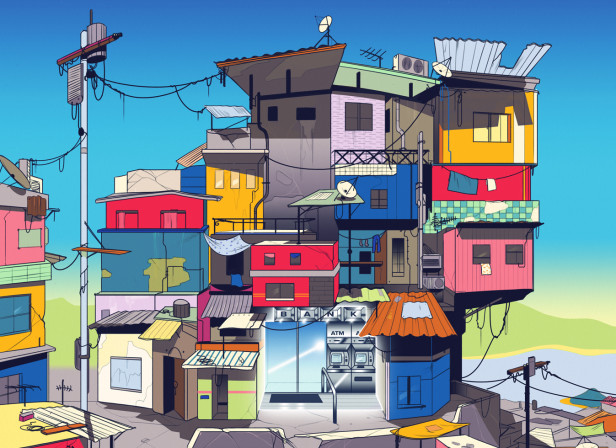 Banking Favela - Andrew Archer - Debut Art