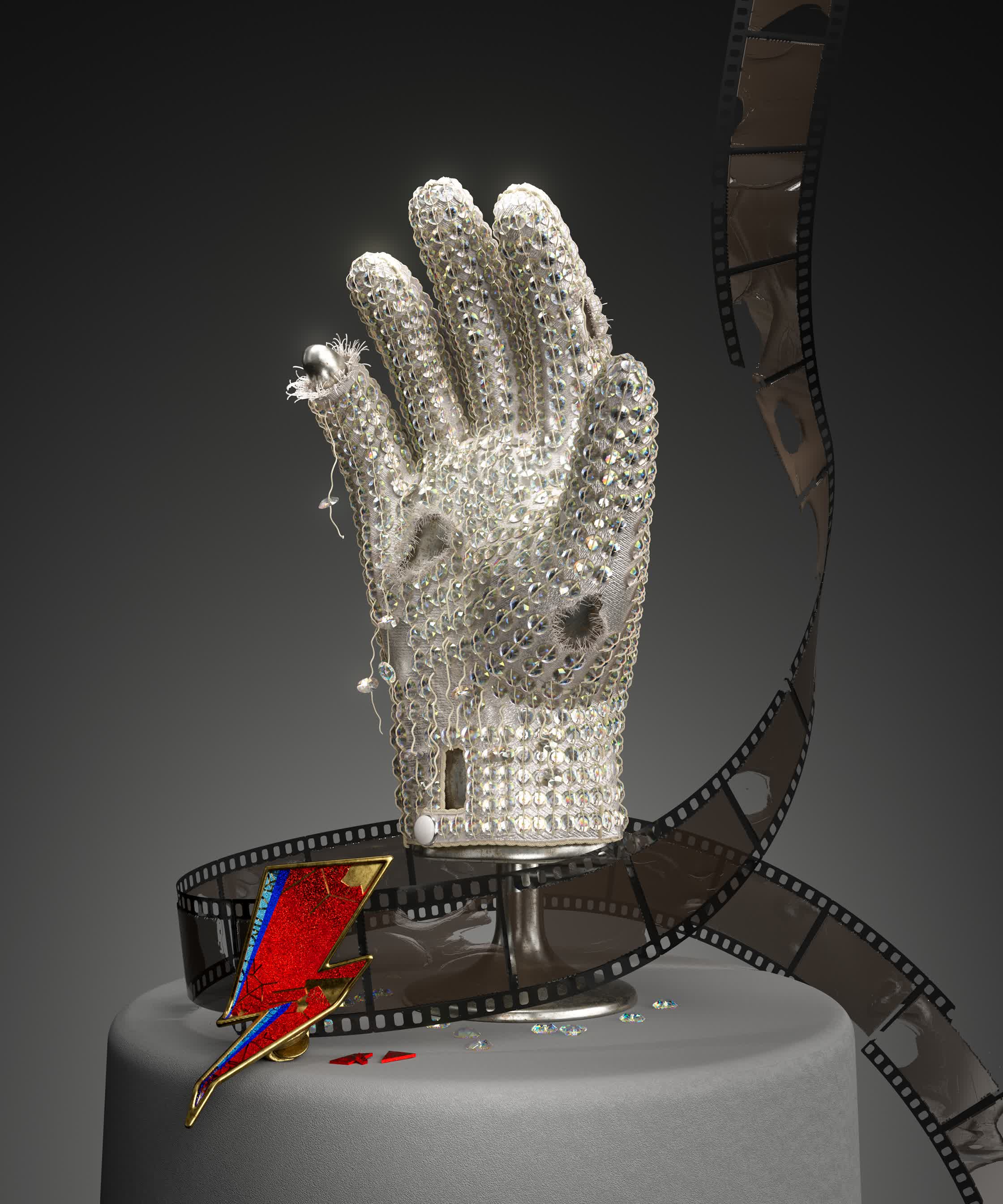 Guardian books MJ glove and other bits.jpg
