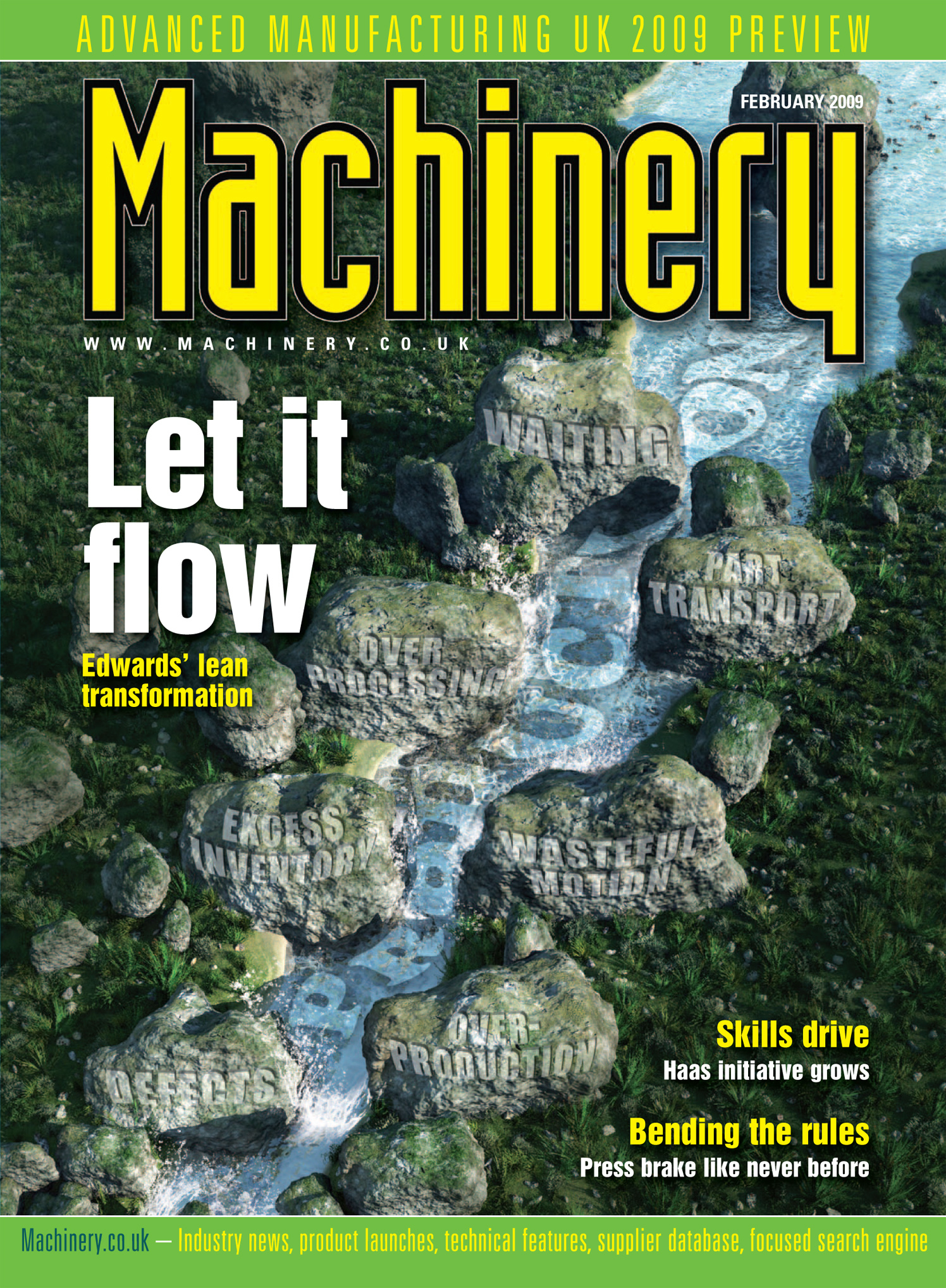 Flow Illustration Machinery Cover