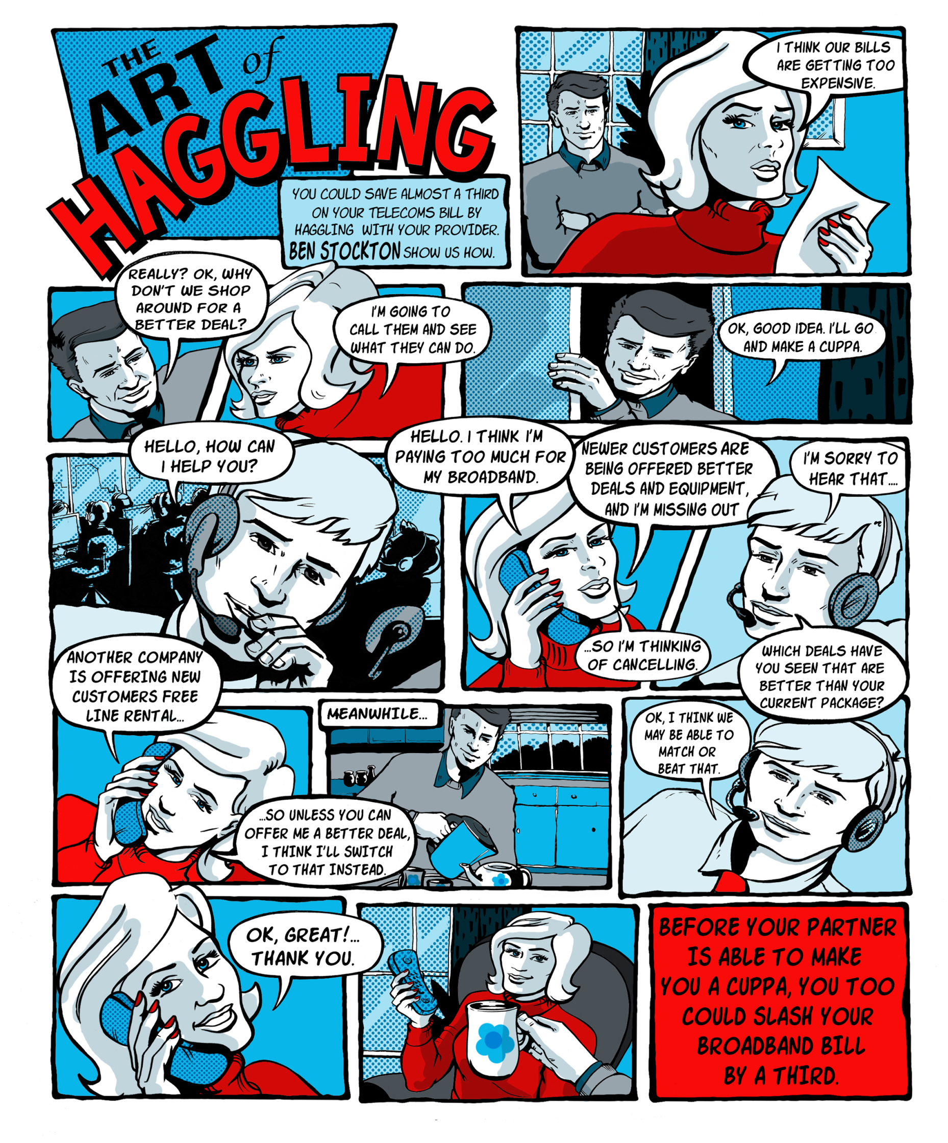 The Art of Haggling / Which? Magazine / Jacquie Boyd - Projects - Debut Art