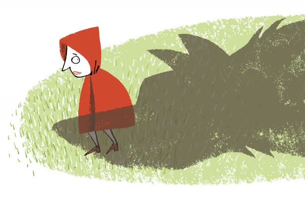 Fear of Growing Up Wolf Red Riding Hood / Psychology