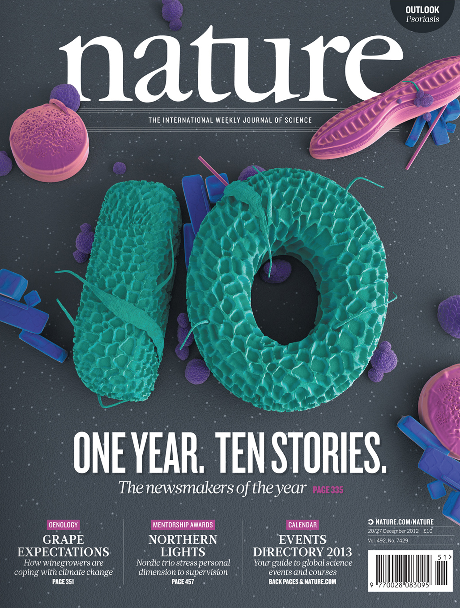 One Year, Ten Stories / Nature Magazine - Chris Labrooy - Debut Art