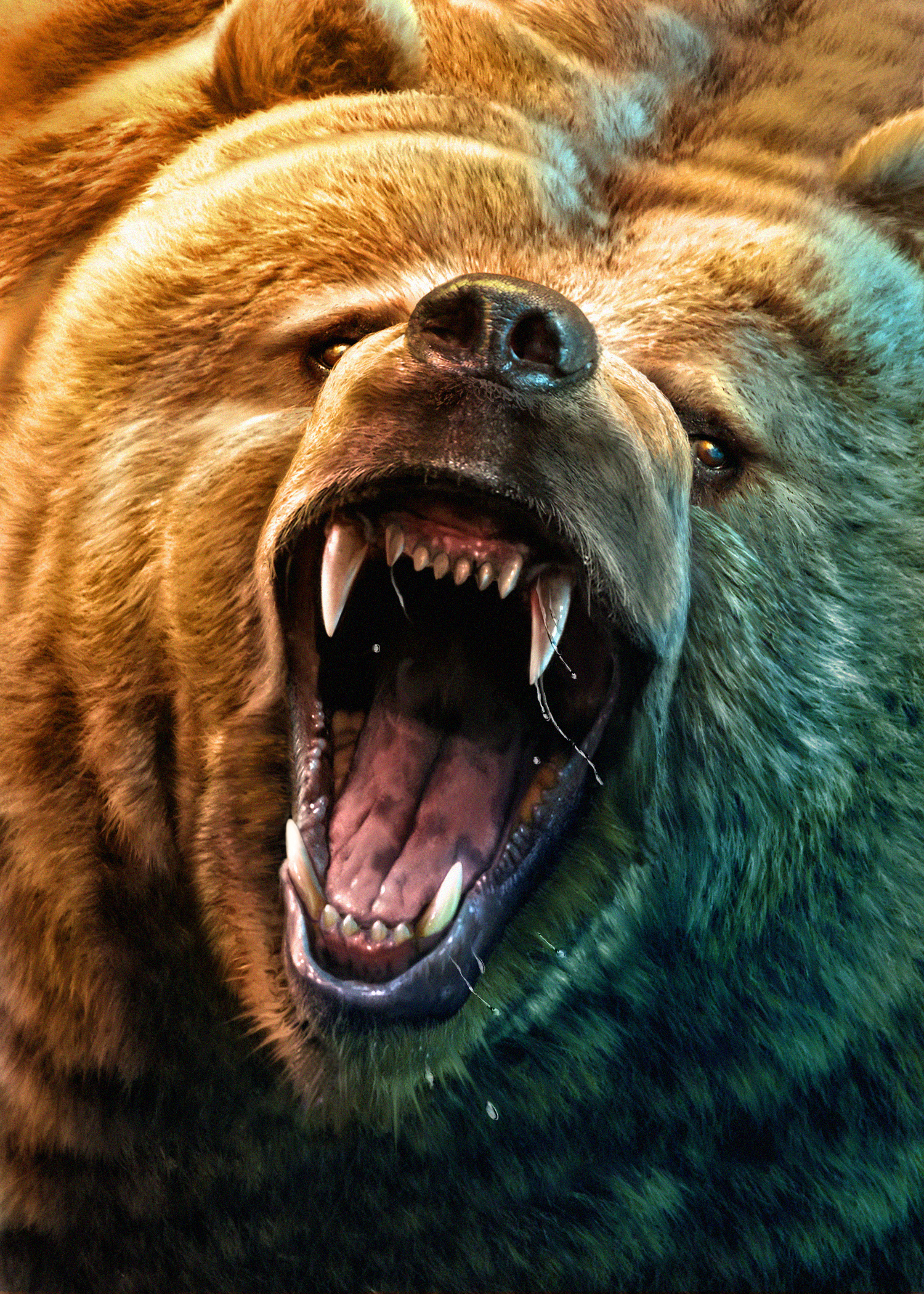Заставки оскал. Медведь Гризли оскал. Грозный медведь Гризли. Медведь Гризли злой. Гризли Беар.