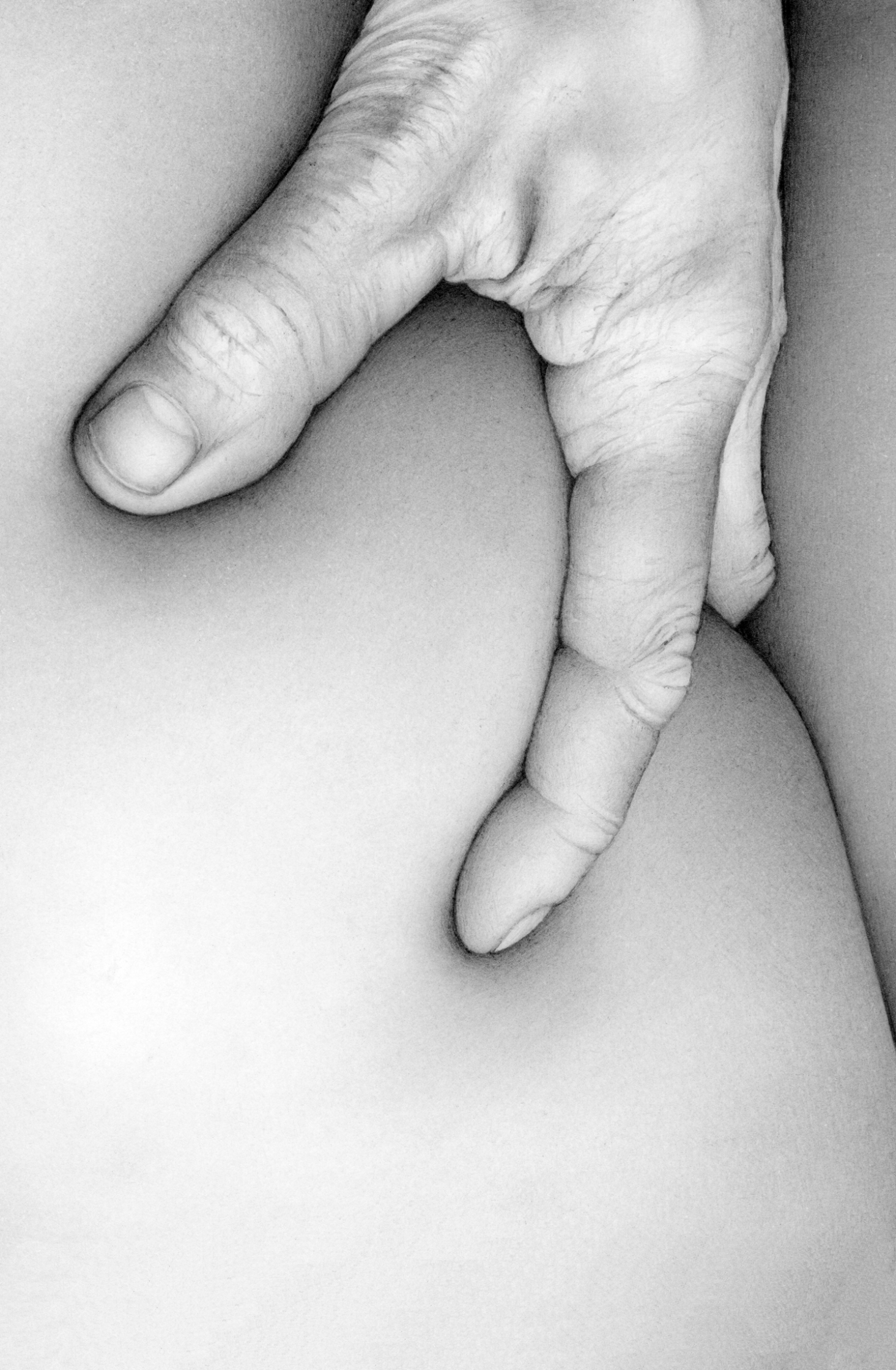 Fingers Exploring Flesh Detail