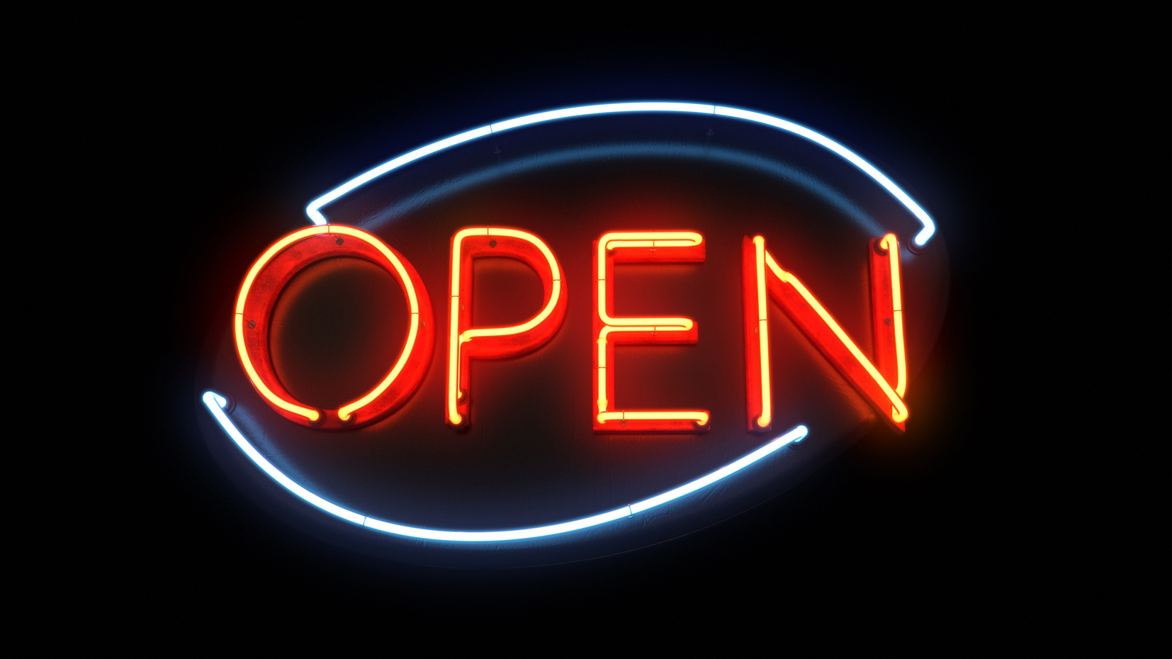 Open Neon Light 3D Type / Associates Peter Crowther - Projects - Debut Art