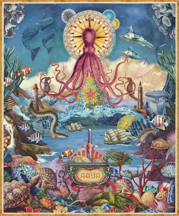 Aqua / Binske Luxury Murals