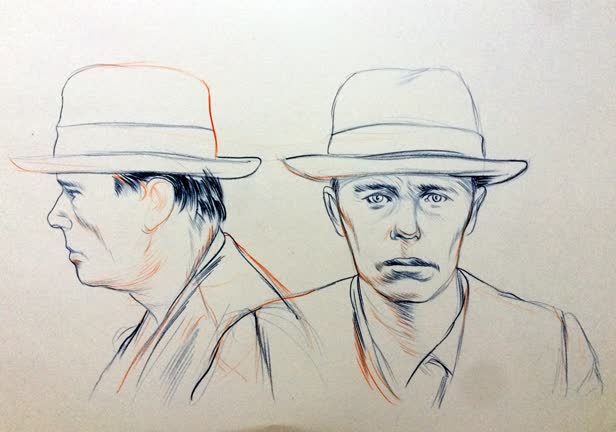 Joseph Beuys in Pencil