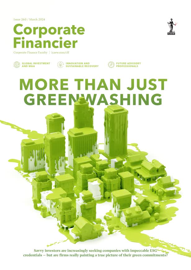 Cover Corporate Financier Magazine / We Are Sunday