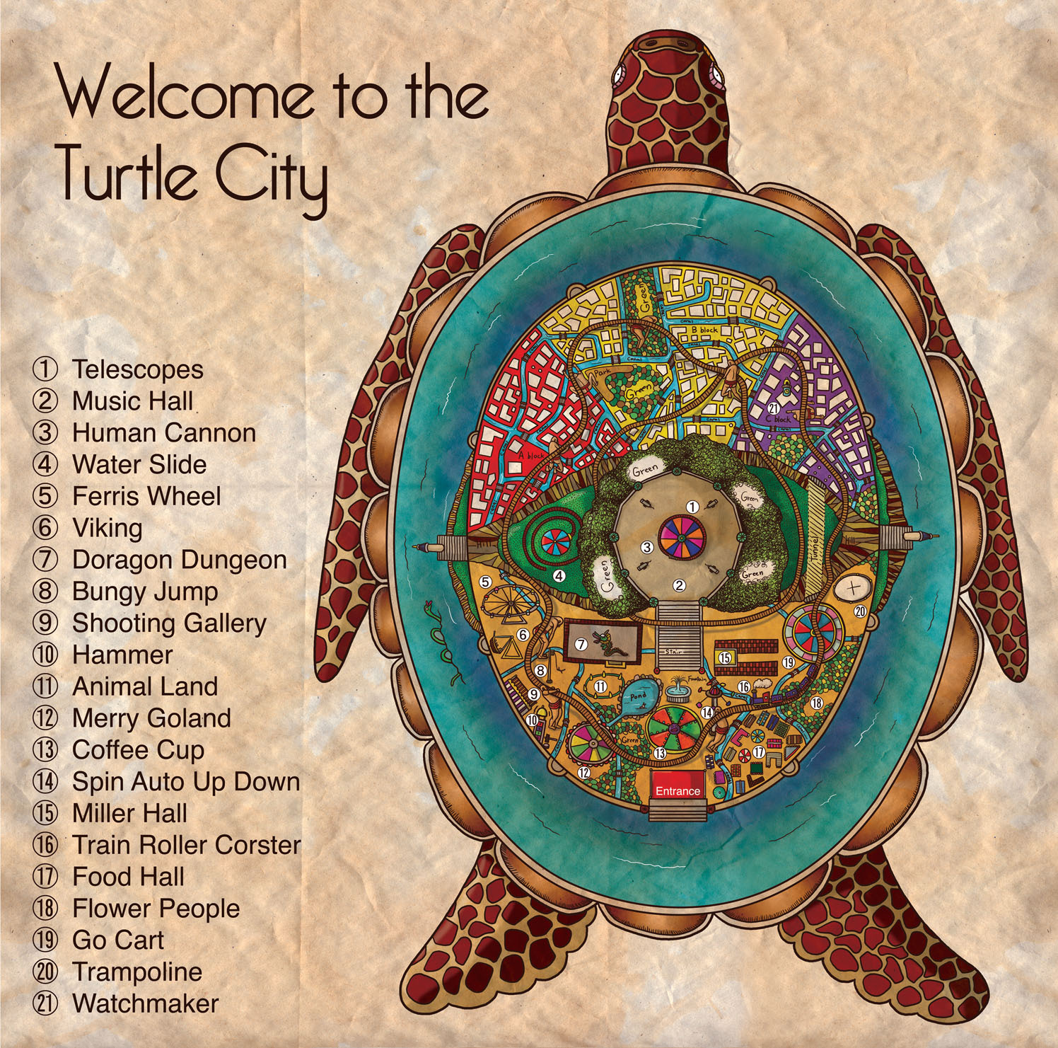 Welcome To Turtle City Yuko Kondo Projects Debut Art