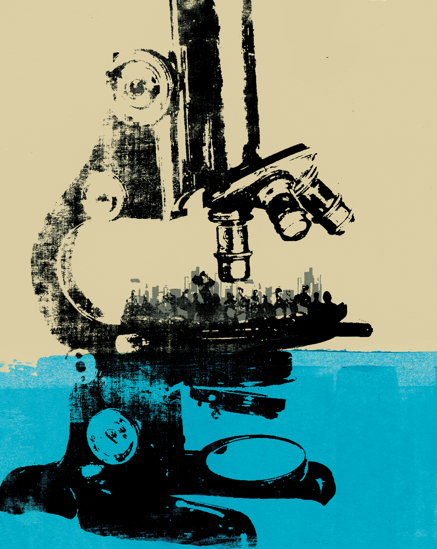 pi_magazine_insurance_the_watchers_watchmen_microscope_screenprint_katie_edwards_illustration.jpg