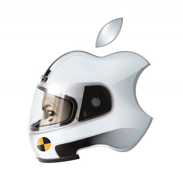 Apple Helmet / Wall Street Journal