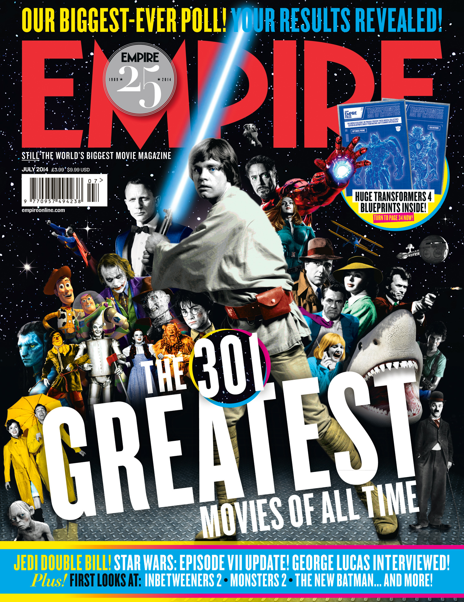 301 Greatest Movies of all time cover / Empire