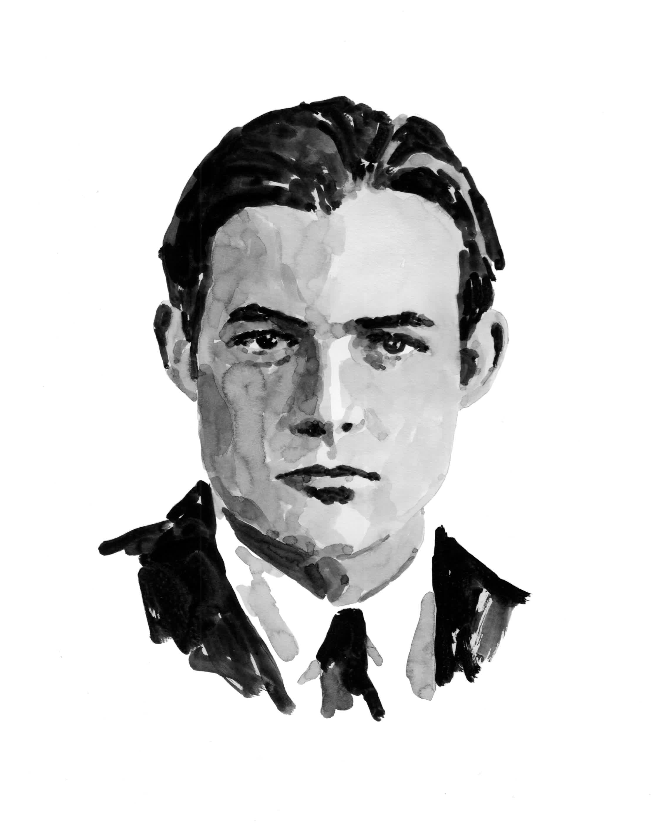GREAT_SHORT_BOOKS:'ERNEST_HEMINGWAY':WATERCOLOUR.jpg