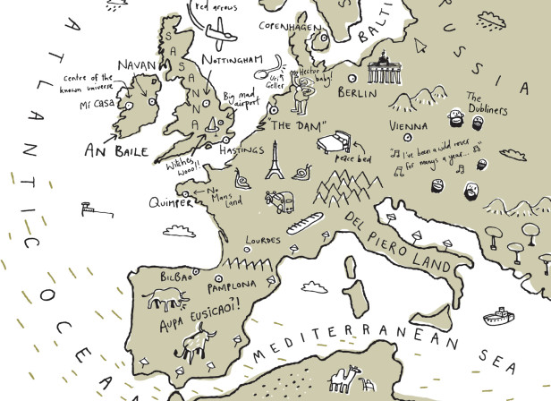 Visiting Europe Map