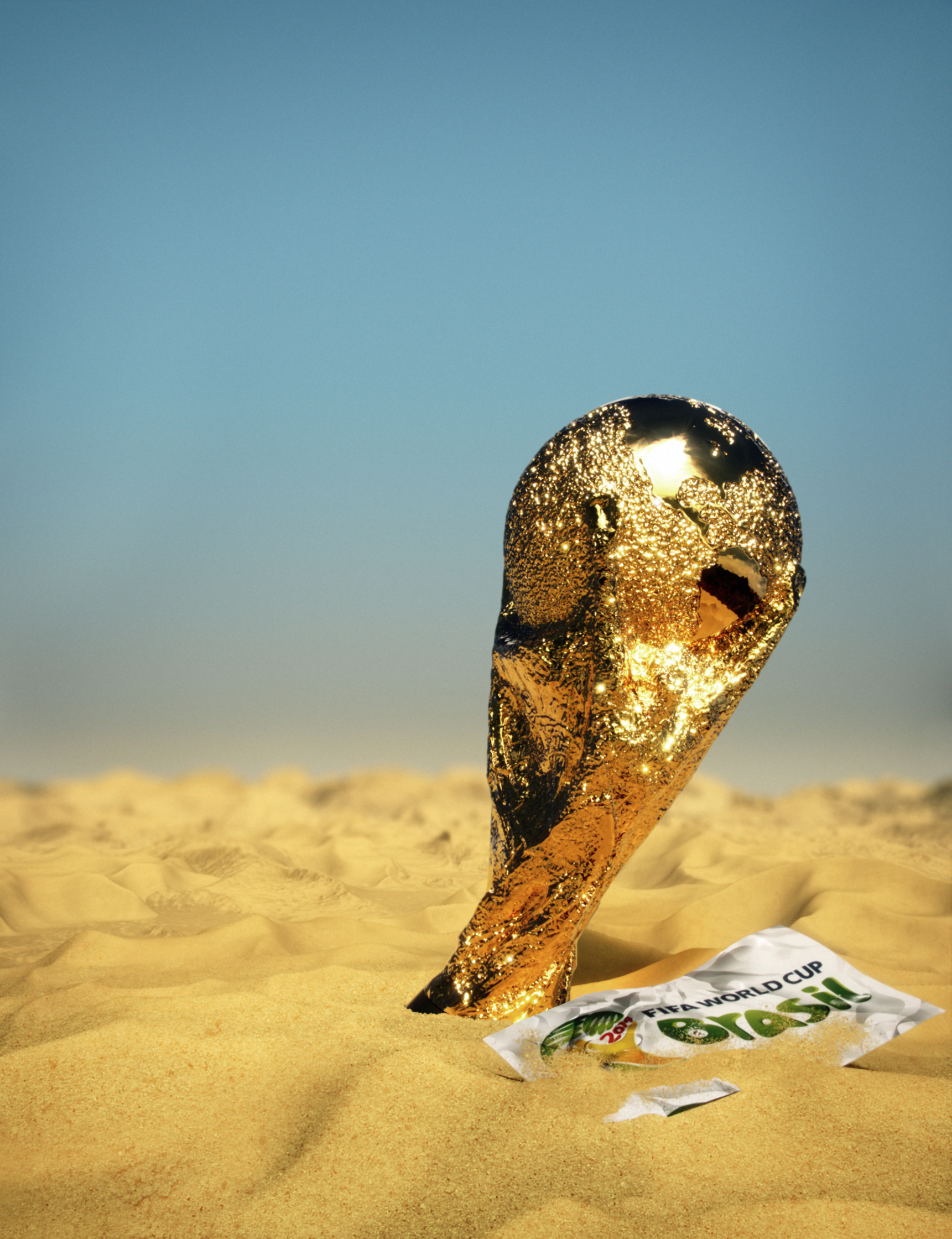 FIFA Trophy World Cup Brasil Sandunes Cover New Statesman
