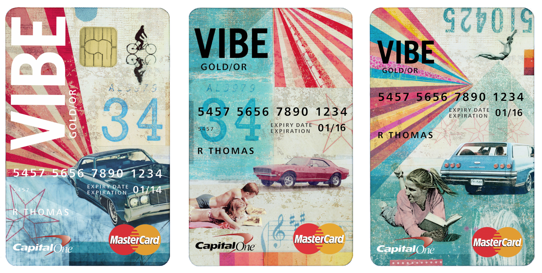 Master Card Credit Card Test Piece / Capital One Bank