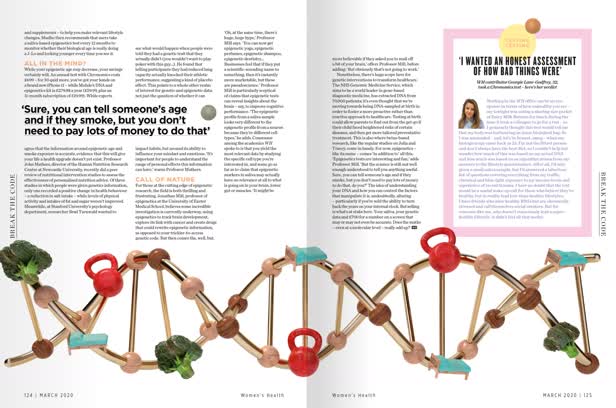 Can you reset your DNA / Women's Health mag.