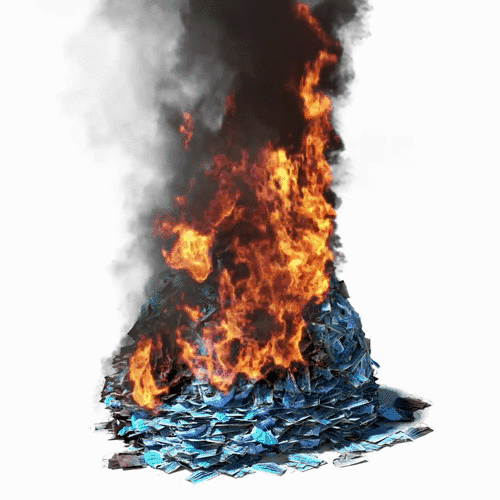 Burning Masks / Telegraph Magazine