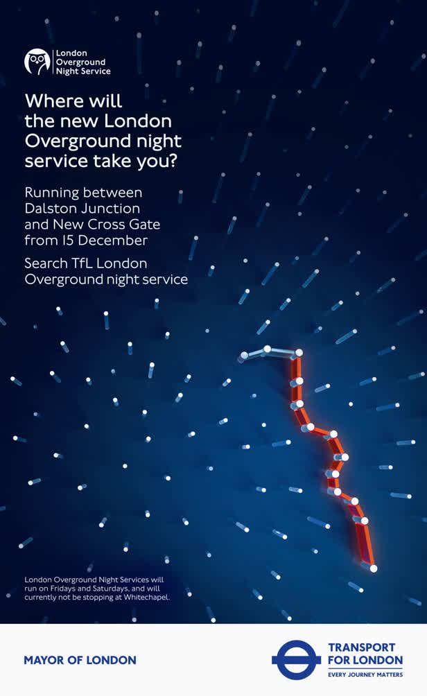 Overground Night Service / TfL